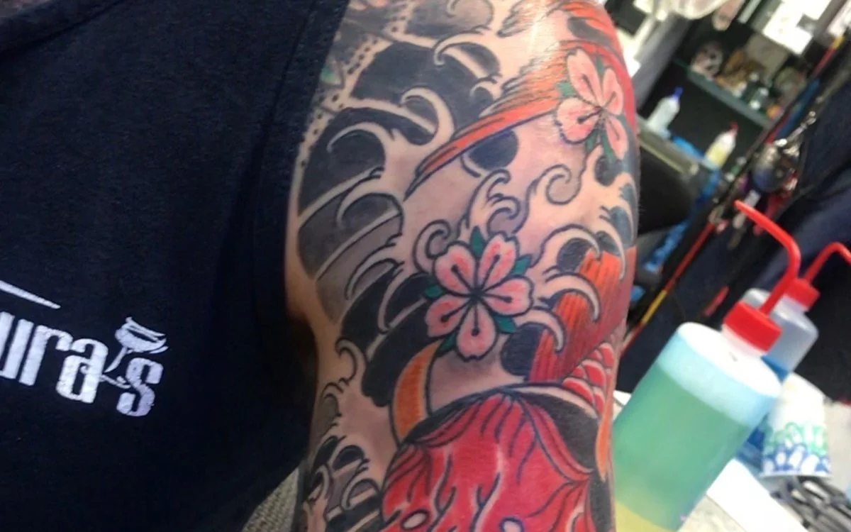 Tim Goodrich — American Traditional tattoo artist at Aloha Tattoo · Hilton Hawaiian Village, Waikiki Hawaii